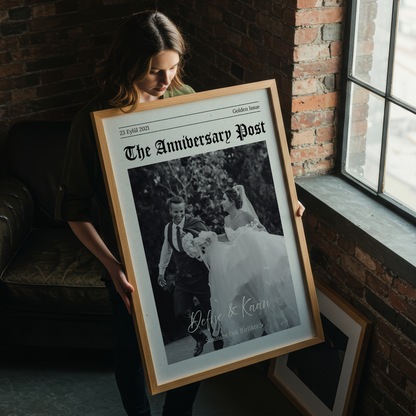The Anniversary Post Kişiye Özel Tablo