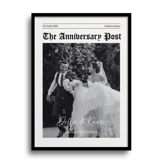 The Anniversary Post Kişiye Özel Tablo