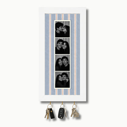 Kişiye Özel Photobooth Çerçeveli Anahtarlık - Blueberry