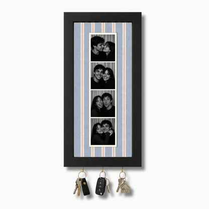 Kişiye Özel Photobooth Çerçeveli Anahtarlık - Blueberry