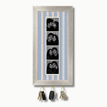 Kişiye Özel Photobooth Çerçeveli Anahtarlık - Blueberry