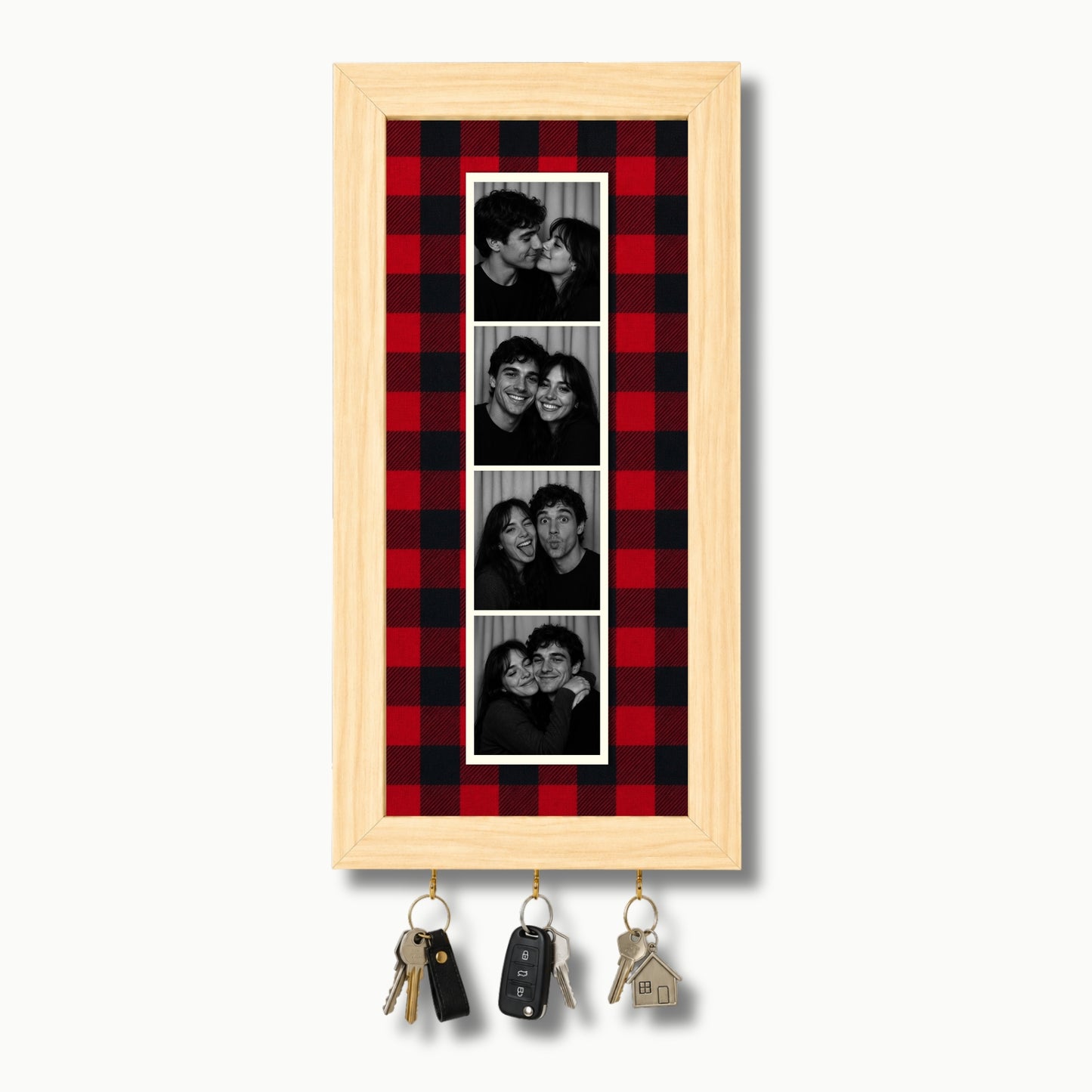 Kişiye Özel Photobooth Çerçeveli Anahtarlık - Buffalo