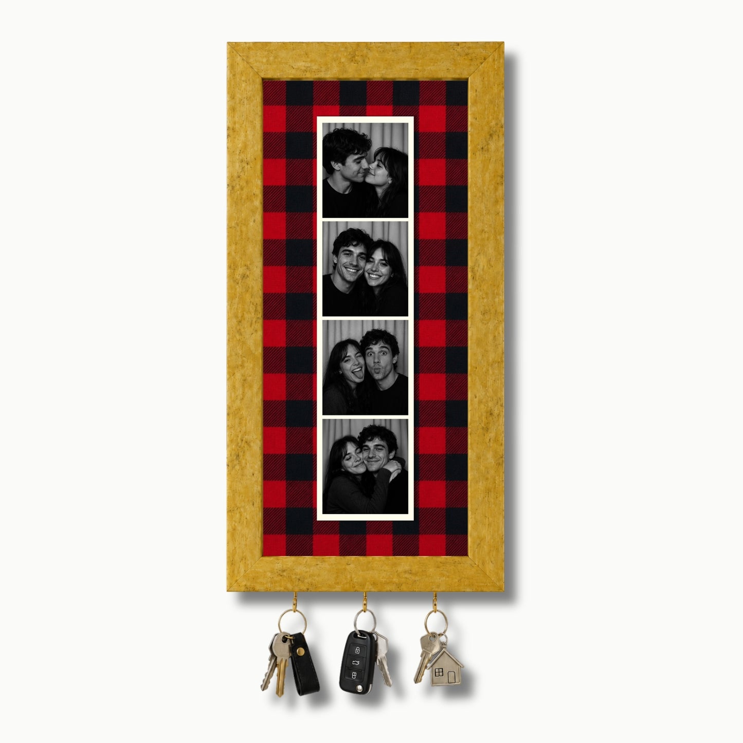 Kişiye Özel Photobooth Çerçeveli Anahtarlık - Buffalo