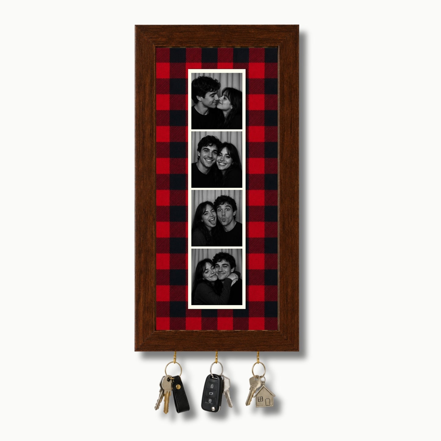Kişiye Özel Photobooth Çerçeveli Anahtarlık - Buffalo