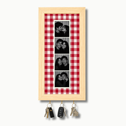 Kişiye Özel Photobooth Çerçeveli Anahtarlık - Cherry