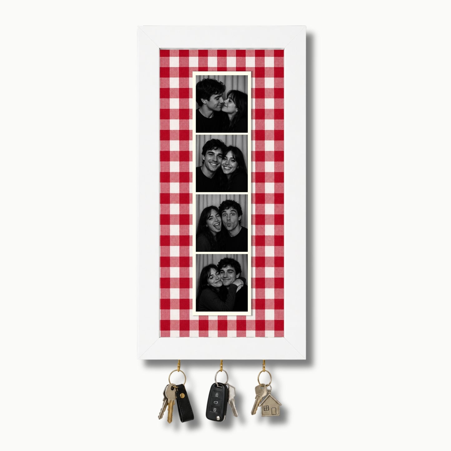 Kişiye Özel Photobooth Çerçeveli Anahtarlık - Cherry