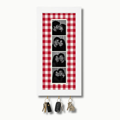 Kişiye Özel Photobooth Çerçeveli Anahtarlık - Cherry