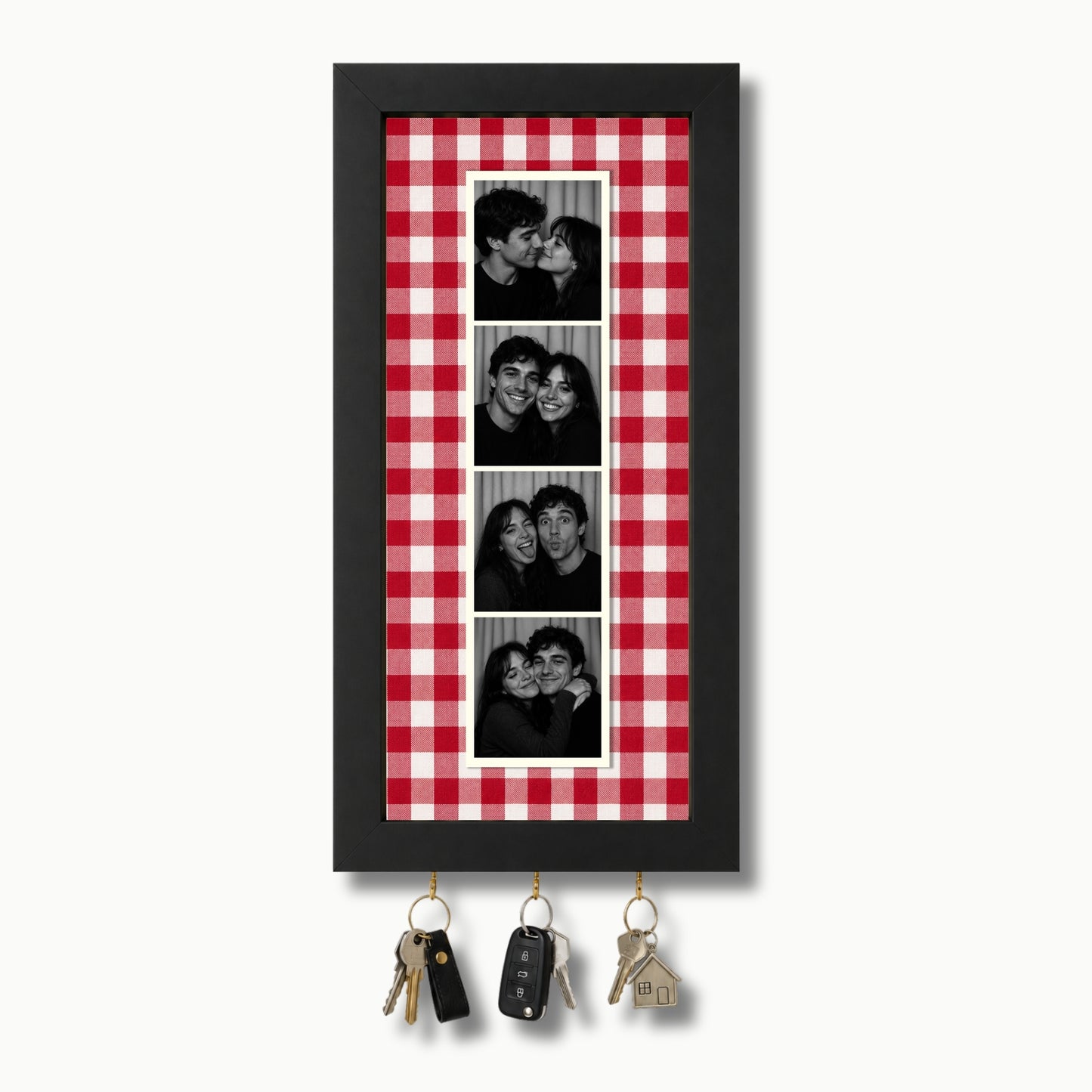 Kişiye Özel Photobooth Çerçeveli Anahtarlık - Cherry