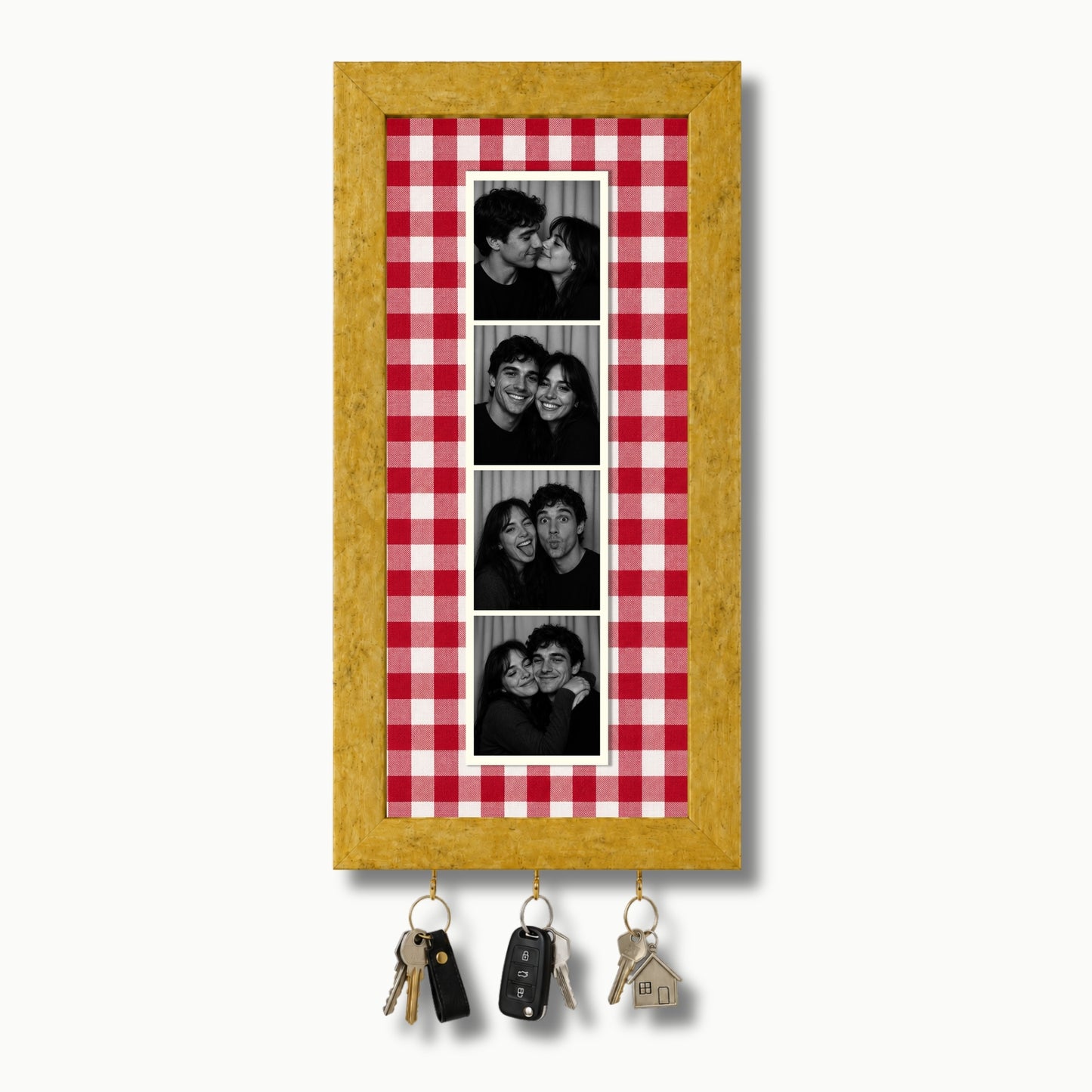 Kişiye Özel Photobooth Çerçeveli Anahtarlık - Cherry