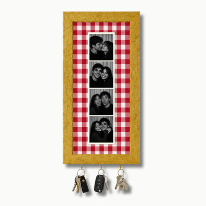 Kişiye Özel Photobooth Çerçeveli Anahtarlık - Cherry