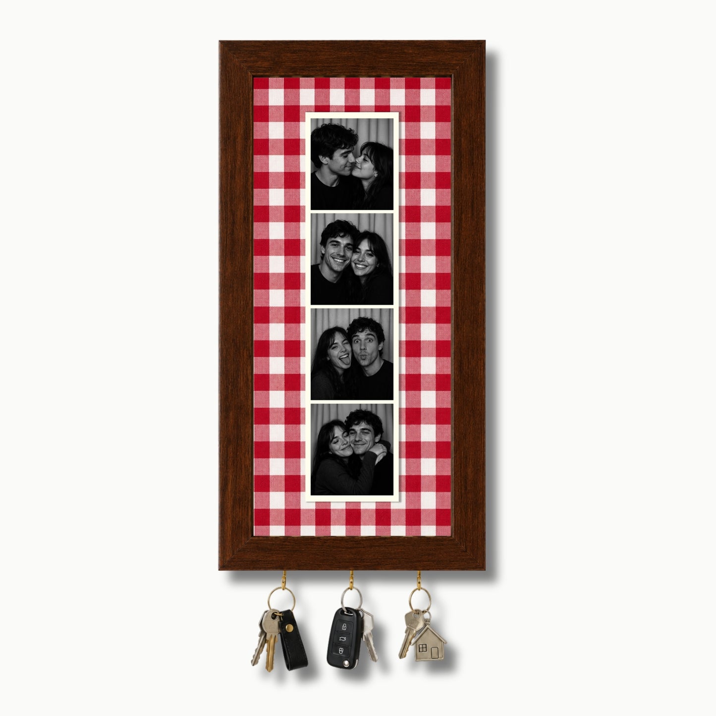 Kişiye Özel Photobooth Çerçeveli Anahtarlık - Cherry