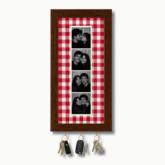 Kişiye Özel Photobooth Çerçeveli Anahtarlık - Cherry