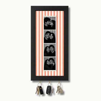 Kişiye Özel Photobooth Çerçeveli Anahtarlık - Coral