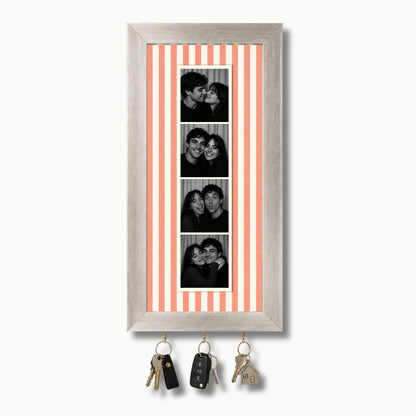 Kişiye Özel Photobooth Çerçeveli Anahtarlık - Coral