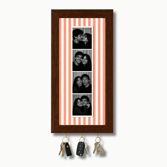 Kişiye Özel Photobooth Çerçeveli Anahtarlık - Coral