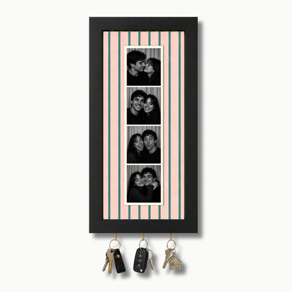 Kişiye Özel Photobooth Çerçeveli Anahtarlık - Pink Matcha