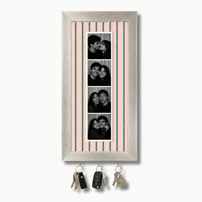 Kişiye Özel Photobooth Çerçeveli Anahtarlık - Pink Matcha