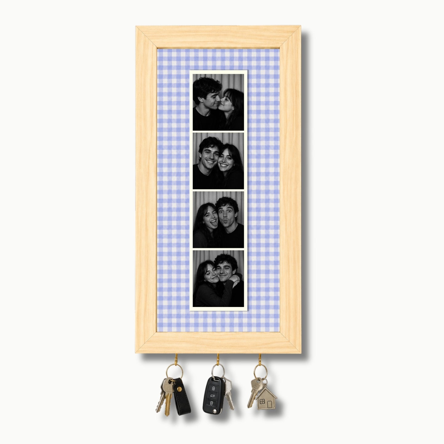 Kişiye Özel Photobooth Çerçeveli Anahtarlık - Lavender