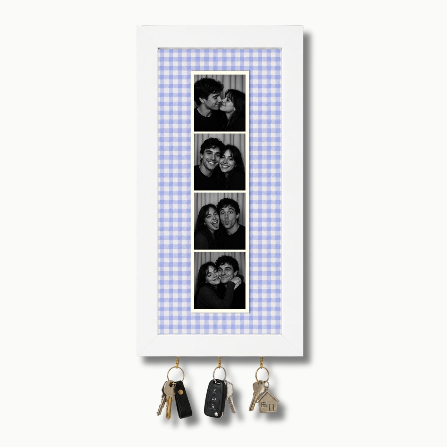 Kişiye Özel Photobooth Çerçeveli Anahtarlık - Lavender