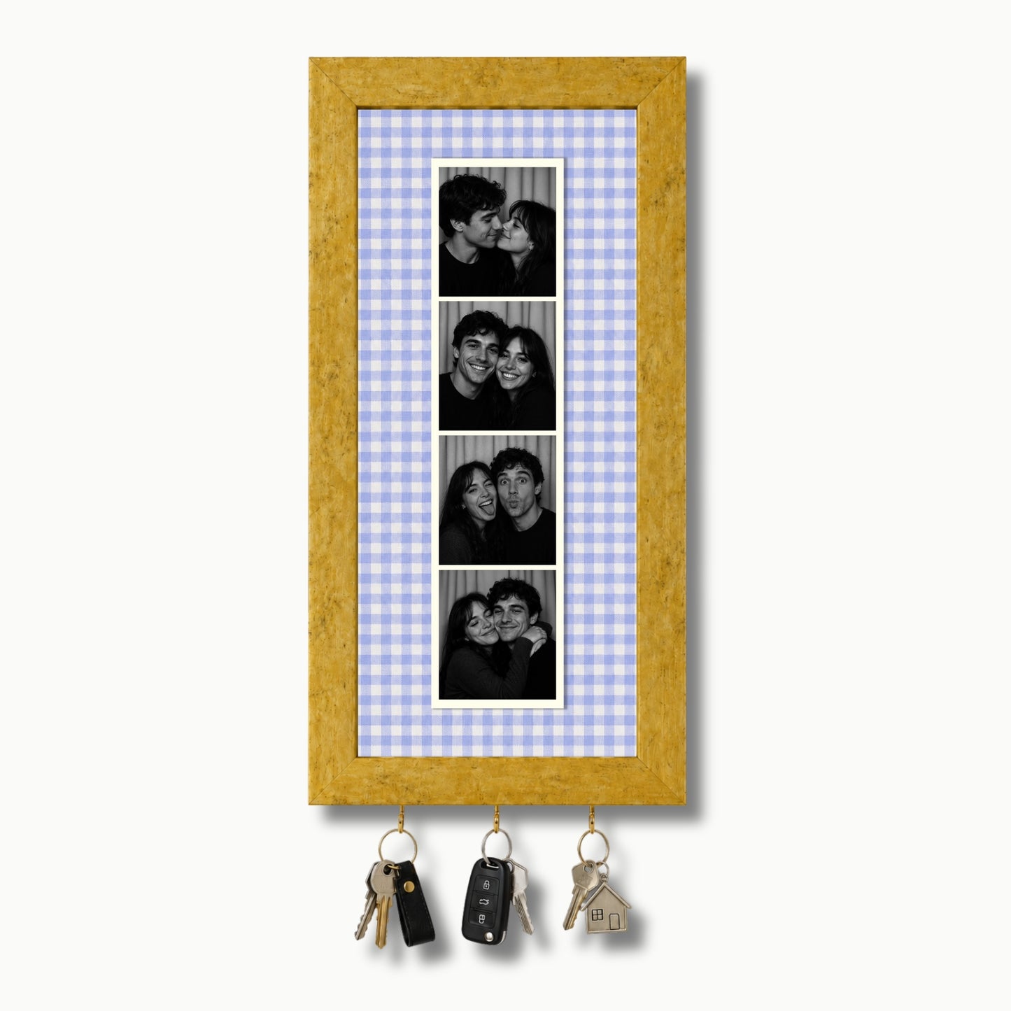 Kişiye Özel Photobooth Çerçeveli Anahtarlık - Lavender