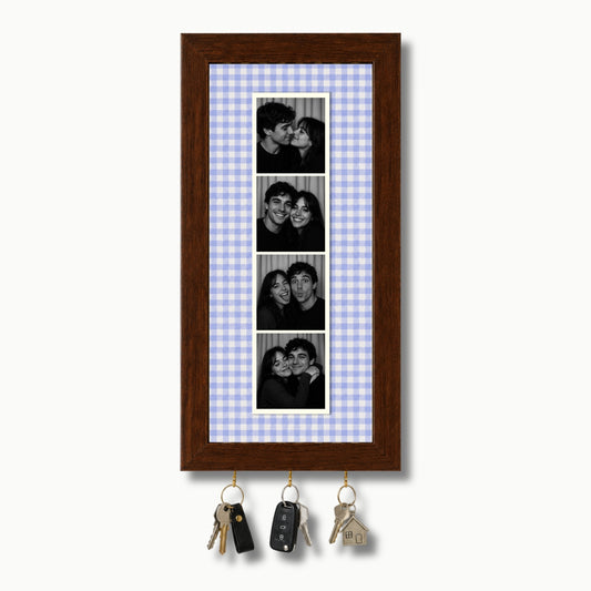 Kişiye Özel Photobooth Çerçeveli Anahtarlık - Lavender