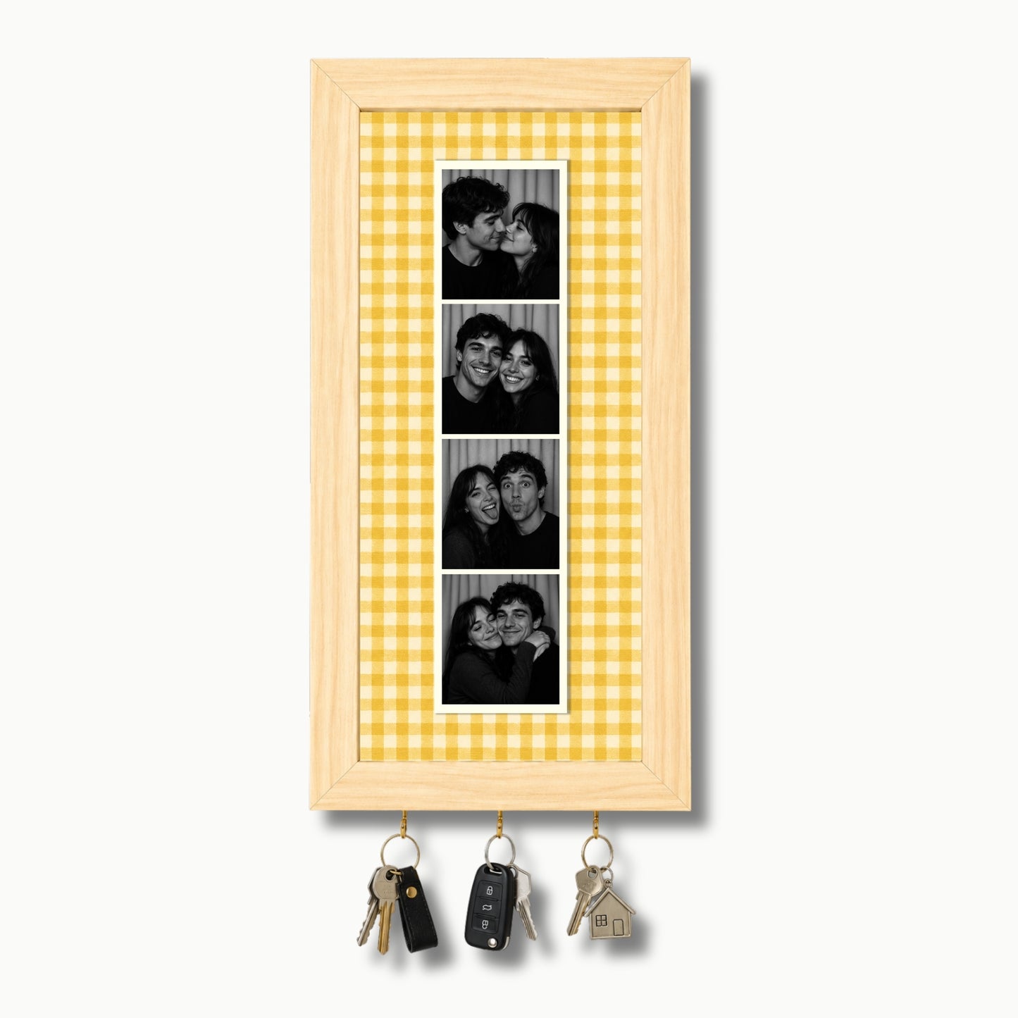 Kişiye Özel Photobooth Çerçeveli Anahtarlık - Lemon