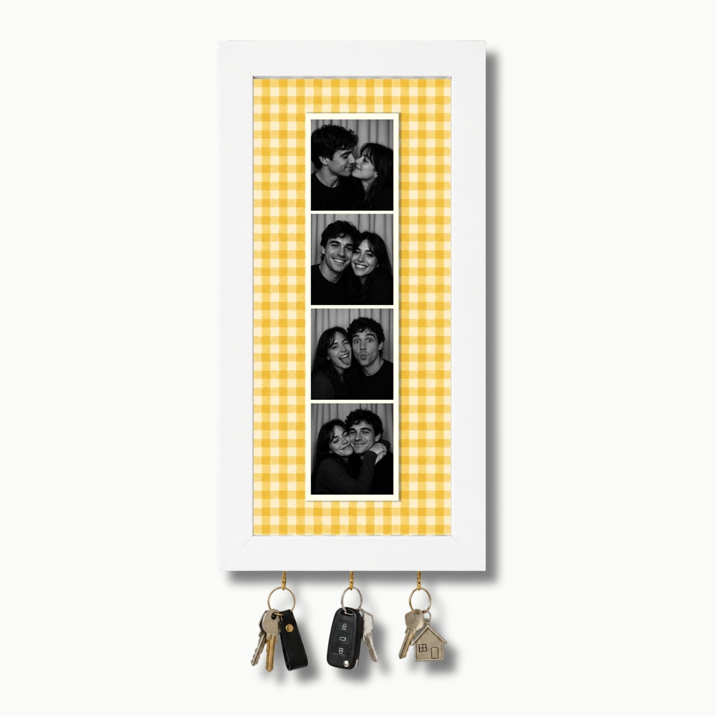 Kişiye Özel Photobooth Çerçeveli Anahtarlık - Lemon