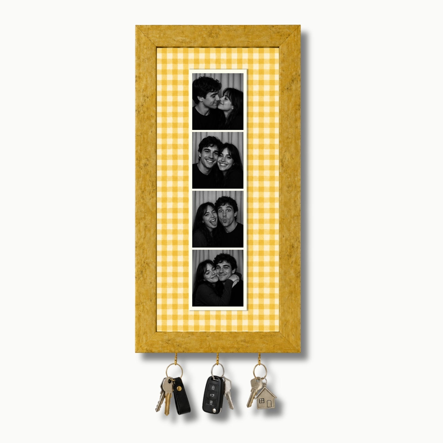 Kişiye Özel Photobooth Çerçeveli Anahtarlık - Lemon