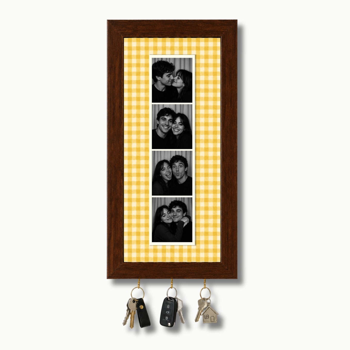 Kişiye Özel Photobooth Çerçeveli Anahtarlık - Lemon