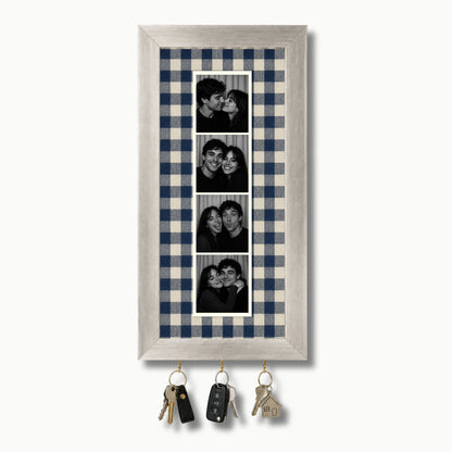 Kişiye Özel Photobooth Çerçeveli Anahtarlık - Navy