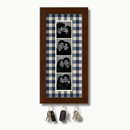 Kişiye Özel Photobooth Çerçeveli Anahtarlık - Navy