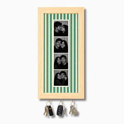 Kişiye Özel Photobooth Çerçeveli Anahtarlık - Sage