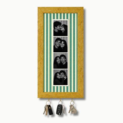Kişiye Özel Photobooth Çerçeveli Anahtarlık - Sage