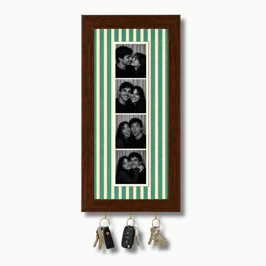 Kişiye Özel Photobooth Çerçeveli Anahtarlık - Sage