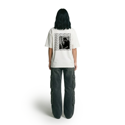 Kişiye Özel LOVE Baskılı Beyaz Basic Unisex Tişört