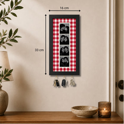 Kişiye Özel Photobooth Çerçeveli Anahtarlık - Cherry