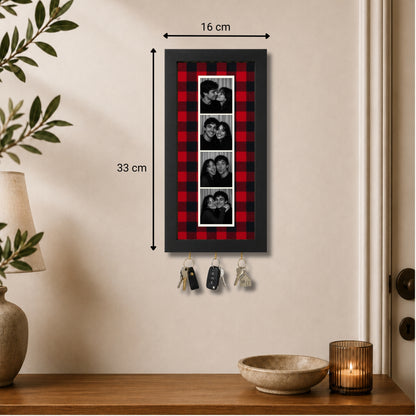 Kişiye Özel Photobooth Çerçeveli Anahtarlık - Buffalo