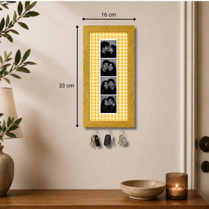 Kişiye Özel Photobooth Çerçeveli Anahtarlık - Lemon