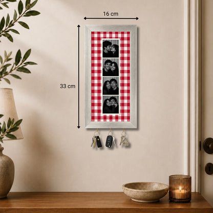 Kişiye Özel Photobooth Çerçeveli Anahtarlık - Cherry