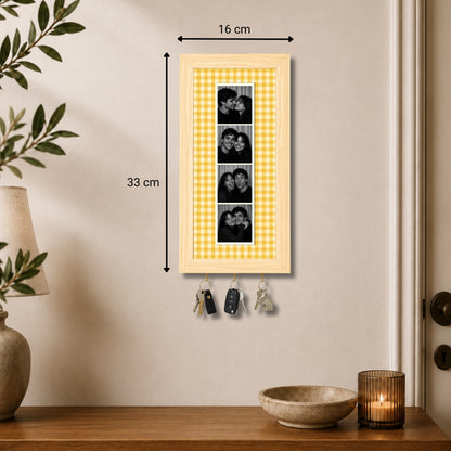 Kişiye Özel Photobooth Çerçeveli Anahtarlık - Lemon