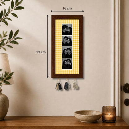Kişiye Özel Photobooth Çerçeveli Anahtarlık - Lemon