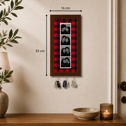 Kişiye Özel Photobooth Çerçeveli Anahtarlık - Buffalo