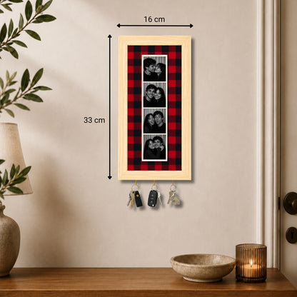 Kişiye Özel Photobooth Çerçeveli Anahtarlık - Buffalo