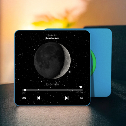 Ay Evresi DizzyMagnet Kişiye Özel Müzikli Magnet V4.0