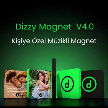 Canım BABAM Kolajlı DizzyMagnet Kişiye Özel Müzikli Magnet V4.0
