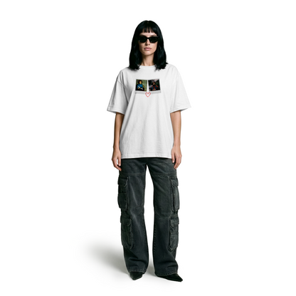 Kişiye Özel POLAKART Baskılı Beyaz Basic Unisex Tişört