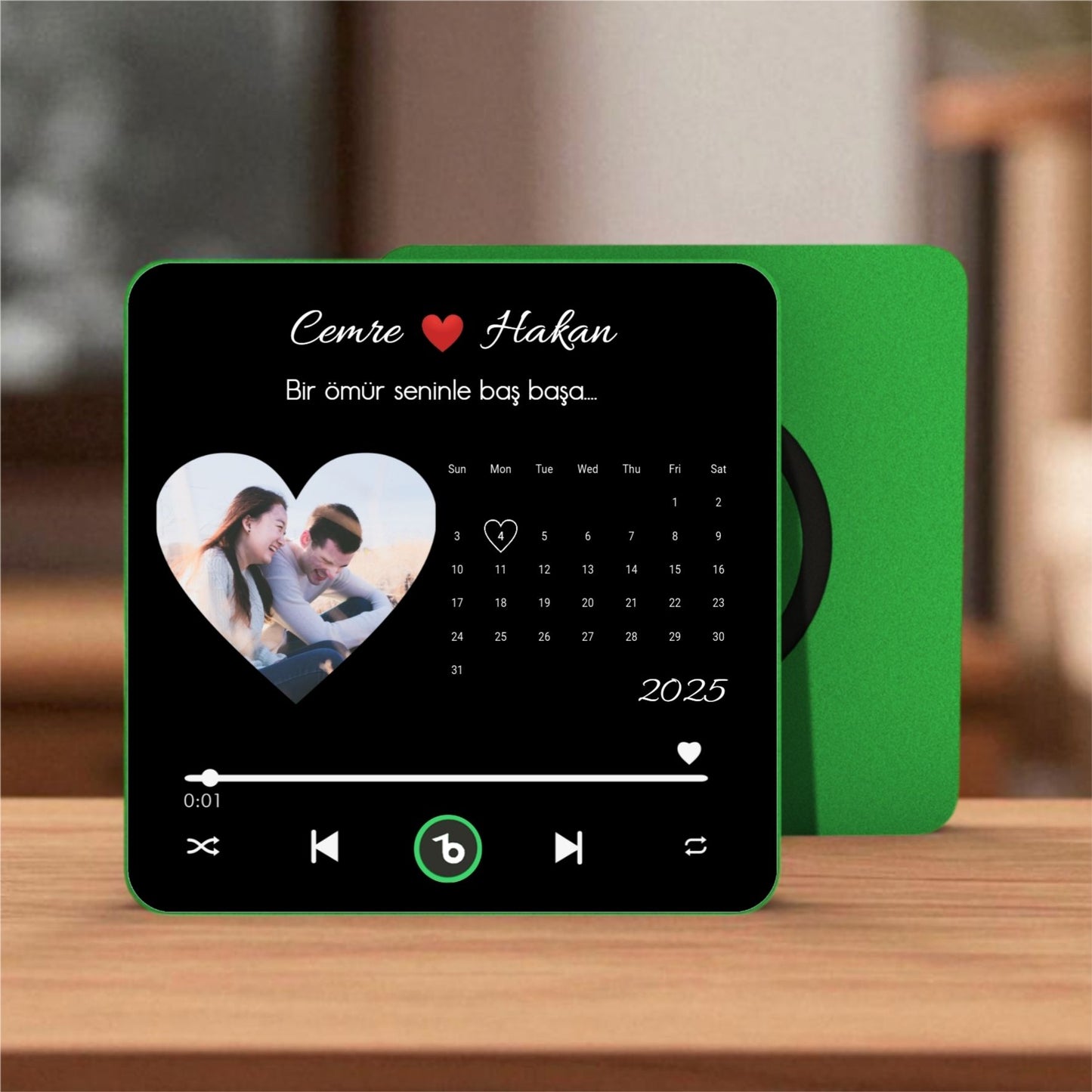 Takvimli BeatsMagnet Kişiye Özel Ses ve Müzikli Magnet V4.0