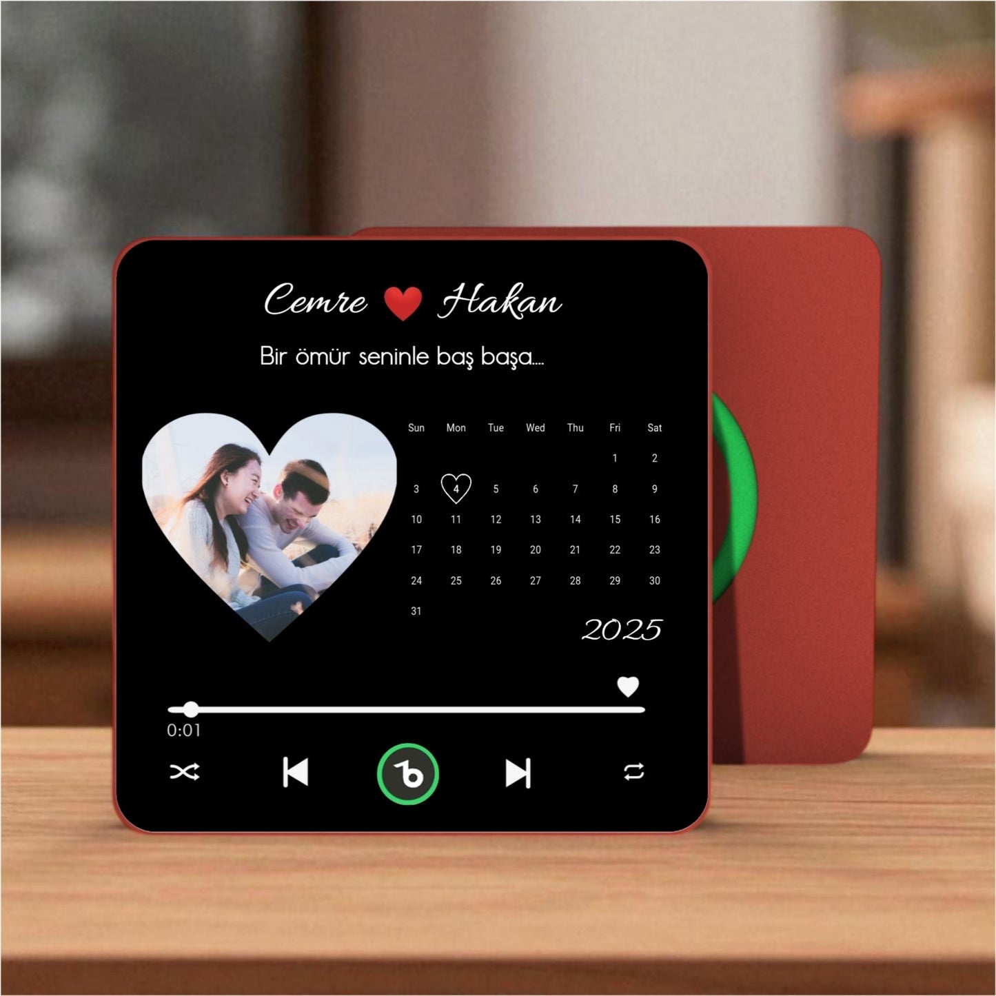 Takvimli BeatsMagnet Kişiye Özel Ses ve Müzikli Magnet V4.0