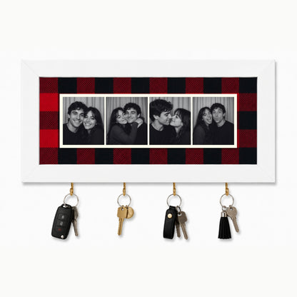 Kişiye Özel Photobooth Yatay Çerçeveli Anahtarlık - Buffalo